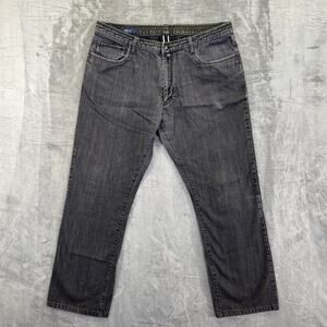 Zegna Sport Regular Fit Carbon Jeans Men's Size 38 Black Denim